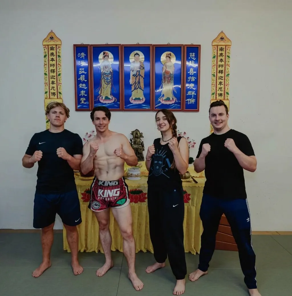Die Gruppe nach dem Training
